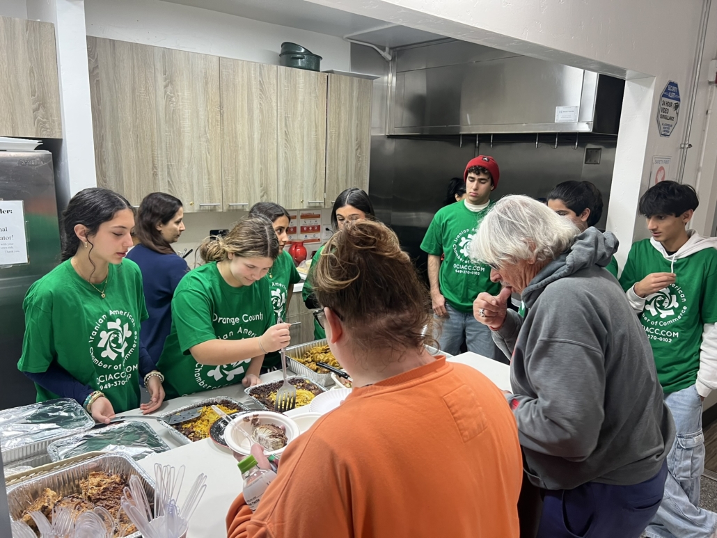 Friendship Shelter in Laguna Beach on Christmas